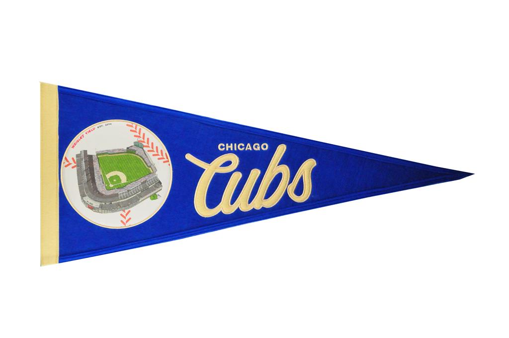 Chicago Cubs Vintage Ballpark Wool Traditions Pennant