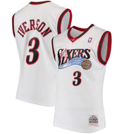 Allen Iverson Philadelphia 76ers Mitchell & Ness White 2000/01 Hardwood Classics Swingman Jersey