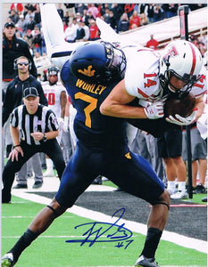 wvu football, daryl worley autograph