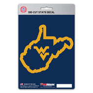 wvu decal, wvu sticker, west virginia mountaineers sticker, west virginia mountaineers decal
