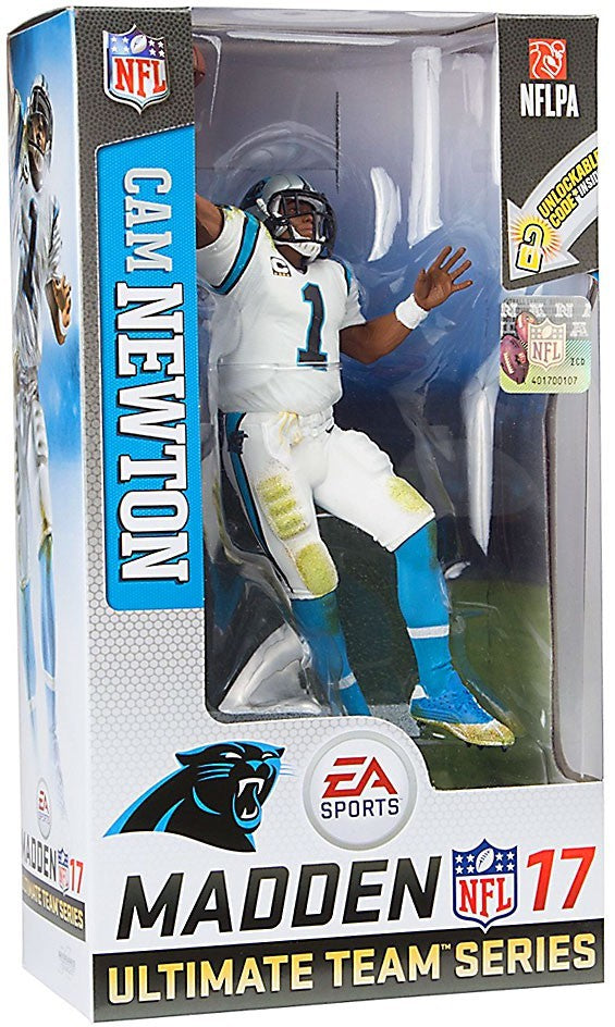 Cam Newton McFarlane Carolina Panthers Black Jersey Action Figure