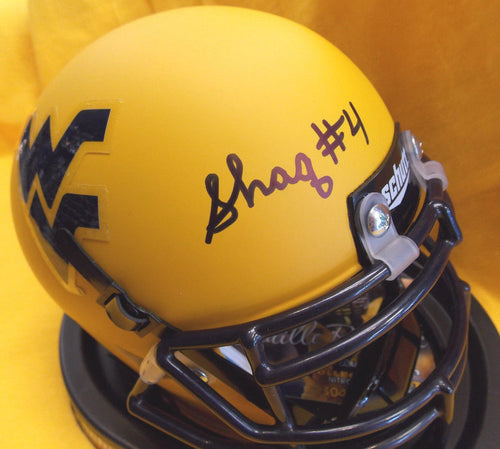 wvu football, shaq riddick autograph 