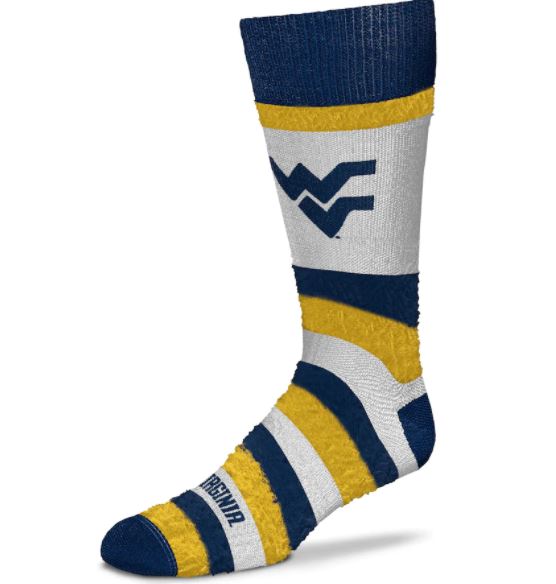 West Virginia Mountaineers Pro Stripe Crew Socks