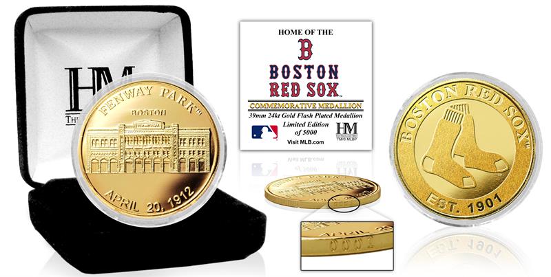 Boston Red Sox Stadium Gold Mint Coin
