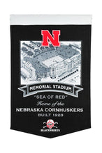 Nebraska Cornhuskers Memorial Stadium Banner - 15"x24"