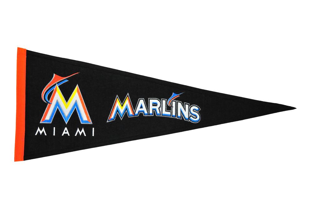 Miami Marlins Wool Traditions Pennant