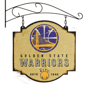golden state warriors vintage tavern sign