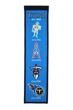 Tennessee Titans Heritage Banner - 8"x32"