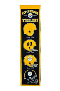 Pittsburgh Steelers Heritage Banner - 8"x32"
