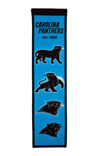 Carolina Panthers Heritage Banner - 8"x32"