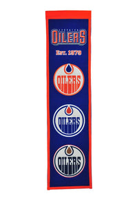 Edmonton Oilers Heritage Banner - 8"x32"