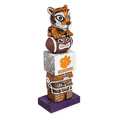 clemson tigers football tiki totem