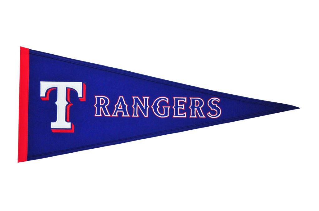 Texas Rangers Wool Traditions Pennant
