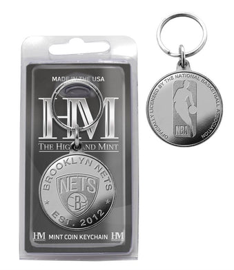 Brooklyn Nets Coin Keychain