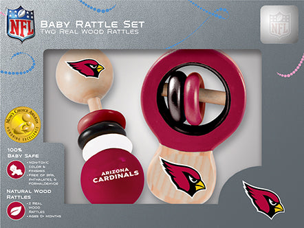 Arizona Cardinals Baby Rattles Set