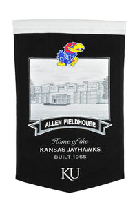 Kansas Jayhawks Allen Fieldhouse Banner - 15"x24"