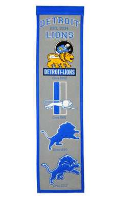 Detroit Lions Heritage Banner - 8