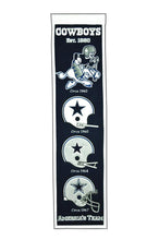 Dallas Cowboys Heritage Banner - 8"x32"