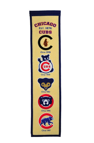 Chicago Cubs Fan Favorite Heritage Banner - 8