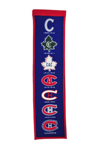 Montreal Canadiens Heritage Banner - 8"x32"