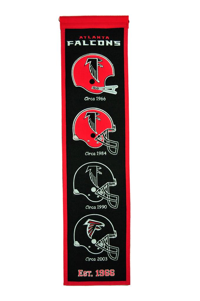 Atlanta Falcons 12 Team Color Flag Sign