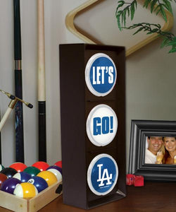 Los Angeles Dodgers LET'S GO DODGERS Full Color Plastic