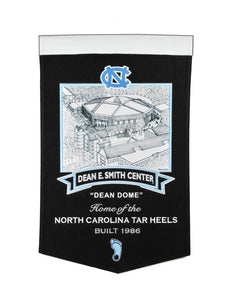 North Carolina Tar Heels Dean Smith Center Stadium Banner - 15"x24"