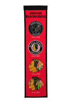Chicago Blackhawks Heritage Banner - 8"x32"