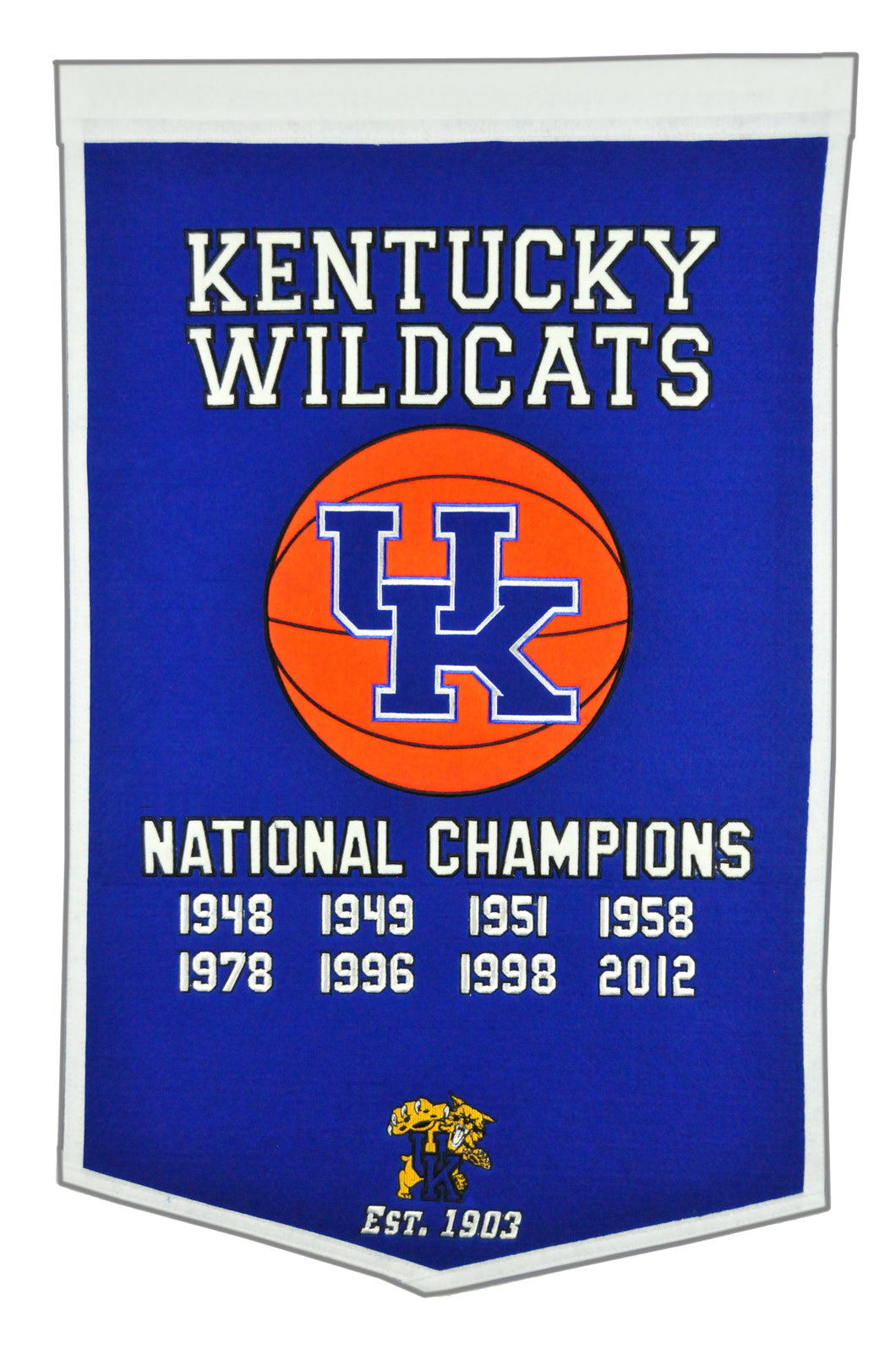 Kentucky Wildcats Dynasty Wool Banner - 24