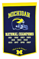 Michigan Wolverines Dynasty Wool Banner - 24"x36"