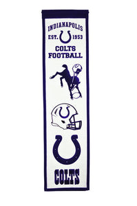 Indianapolis Colts Heritage Banner - 8"x32"