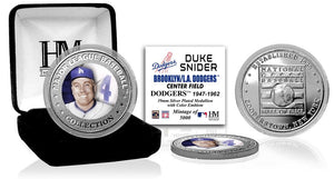 Duke Snider Los Angeles Dodgers Baseball Hall of Fame Silver Color Coin