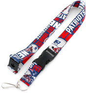New England Patriots Lanyard Keychain