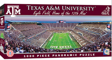 Texas A&M Aggies Football Panoramic Puzzle