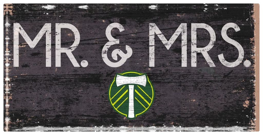 Portland Timbers Mr. & Mrs. Wood Sign - 6