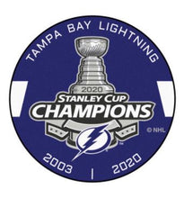 Tampa Bay Lightning 2020 NHL Stanley Cup Champions Puck Mat