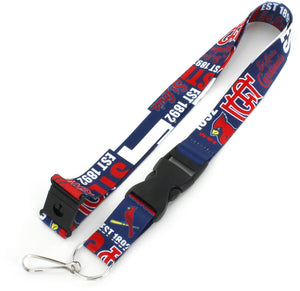  MLB St. Louis Cardinals Copperstown Lanyards, Red, One