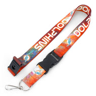 Miami Dolphins Galaxy Lanyard Keychain