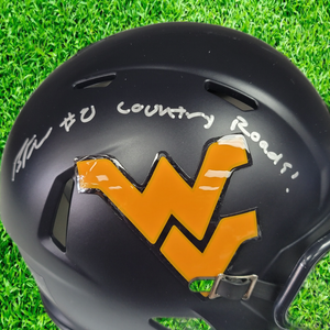 Bryce Ford-Wheaton West Virginia Mountaineers Signed Mini Helmet