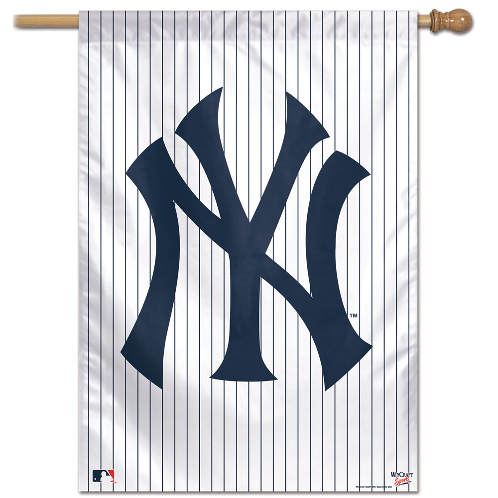 New York Yankees Pinstripe Vertical Flag - 28