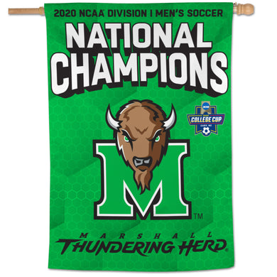 Marshall Thundering Herd 2020 National Champions Vertical Flag