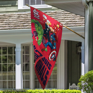 St. Louis Cardinals Avengers Vertical Flag - 28"x40"
