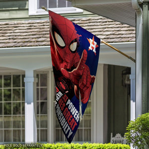 Houston Astros Spiderman Vertical Flag - 28"x40"