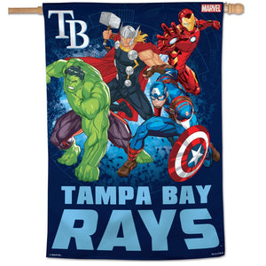 Tampa Bay Rays Marvel's Avengers Vertical Flag