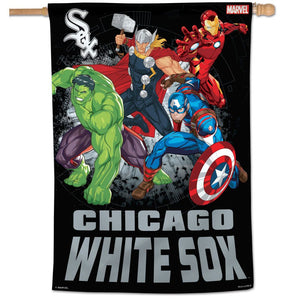 Chicago White Sox Marvel's Avengers Vertical Flag - 28"x40"