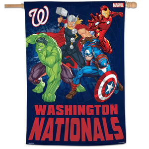 Washington Nationals Marvel's Avengers Vertical Flag