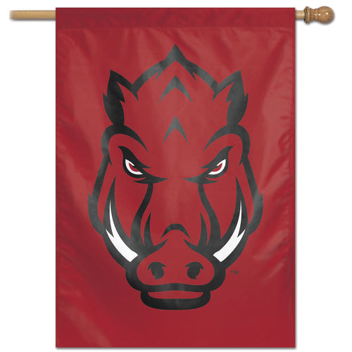 Arkansas Razorbacks Mega Logo Vertical Flag 28