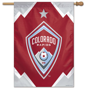 Colorado Rapids Vertical Flag 28"x40"                                                                                      