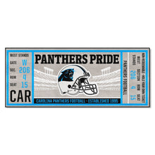 Carolina Panthers Football Ticket Runner - 30"x72"