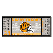 Cincinnati Bengals Football Ticket Runner - 30"x72"